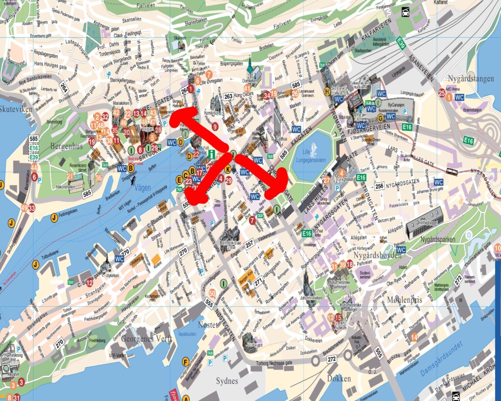 map of bergen